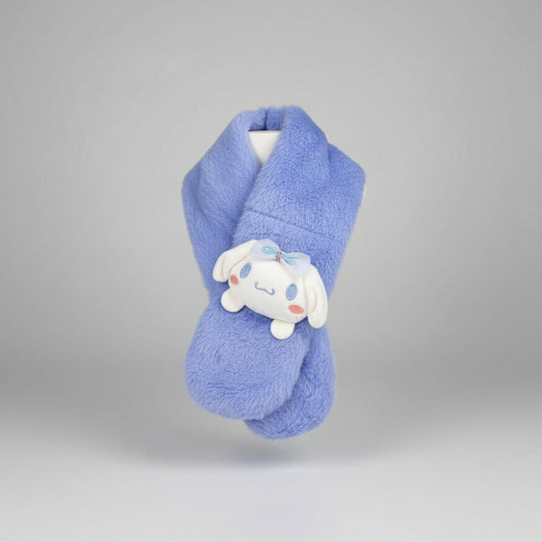 New Warm Children's Plush Scarf With Sanrio Kawaii Anime Kuromi, Cinnamoroll, Stitch, Melody design - Project M Shop