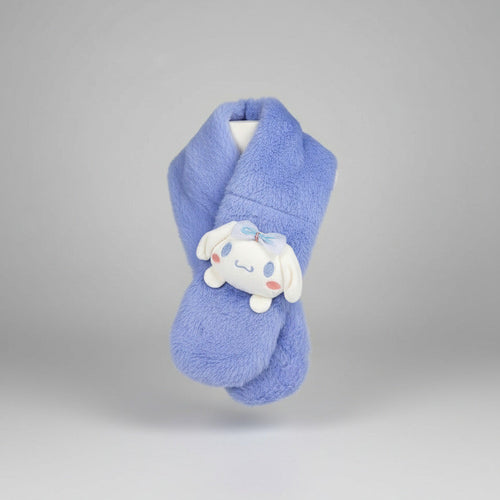 New Warm Children's Plush Scarf Kuromi Cinnamoroll Anime Design
