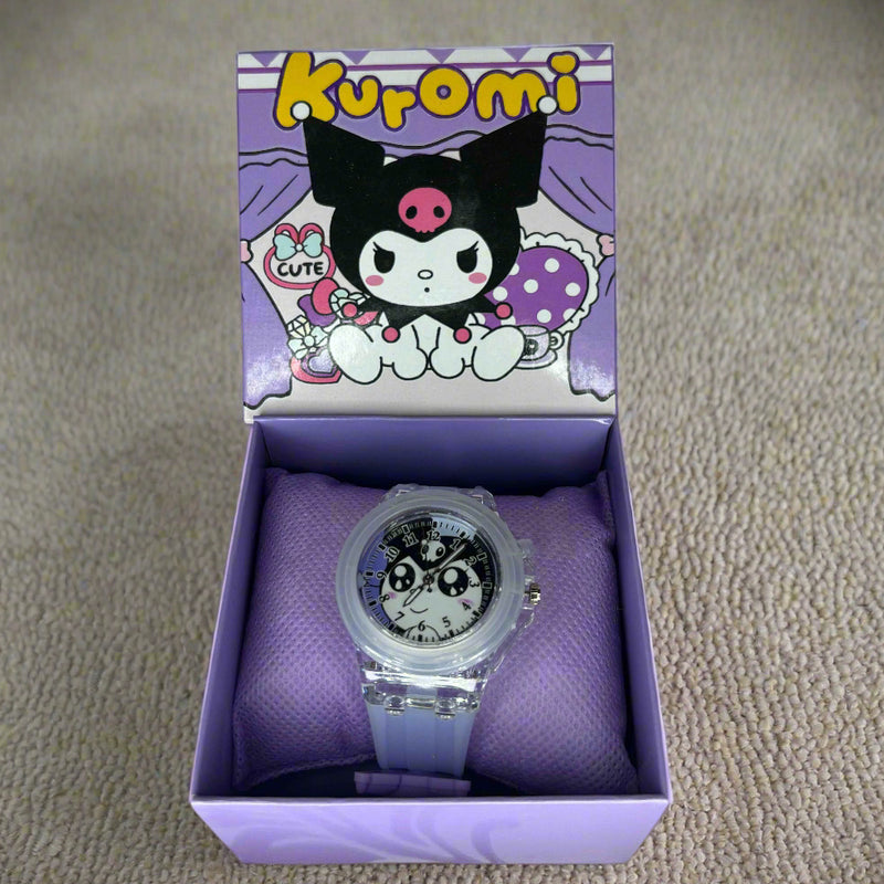 Sanrio Children's Watch - Luminescent Silicone Strap with Gift Box - Project M Shop