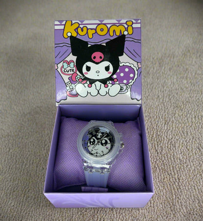 Sanrio Children's Watch - Luminescent Silicone Strap with Gift Box - Project M Shop
