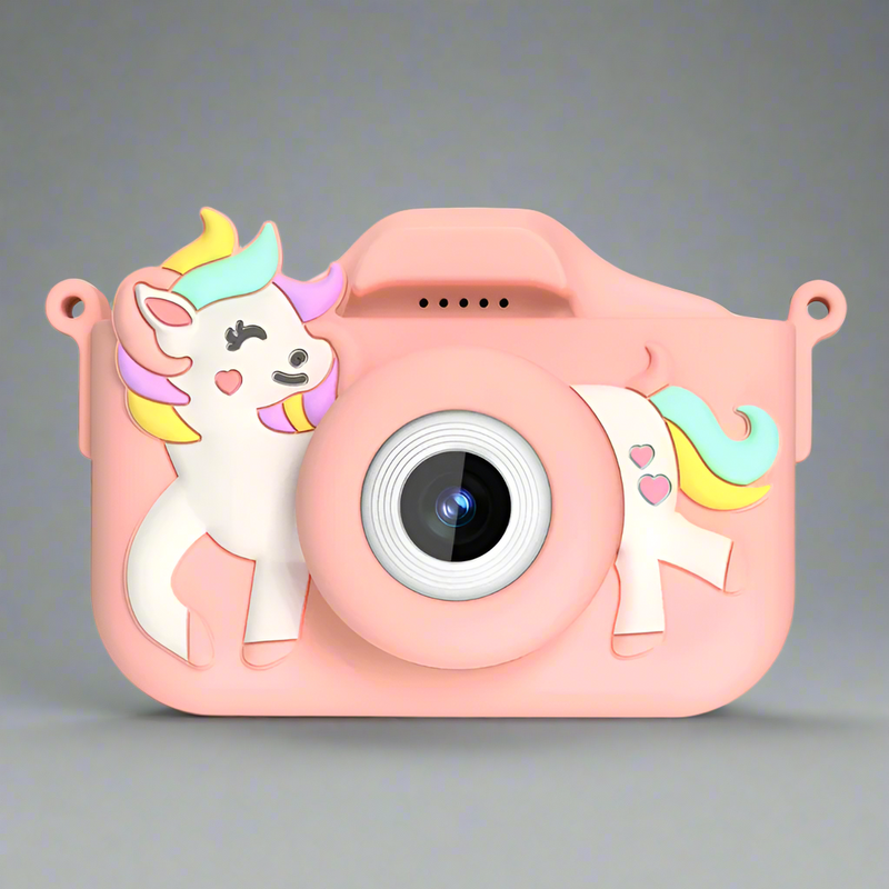 Kids Digital Camera - IPS HD Screen Toy with Dual Back and Selfie Camera, Video, Music, and Games