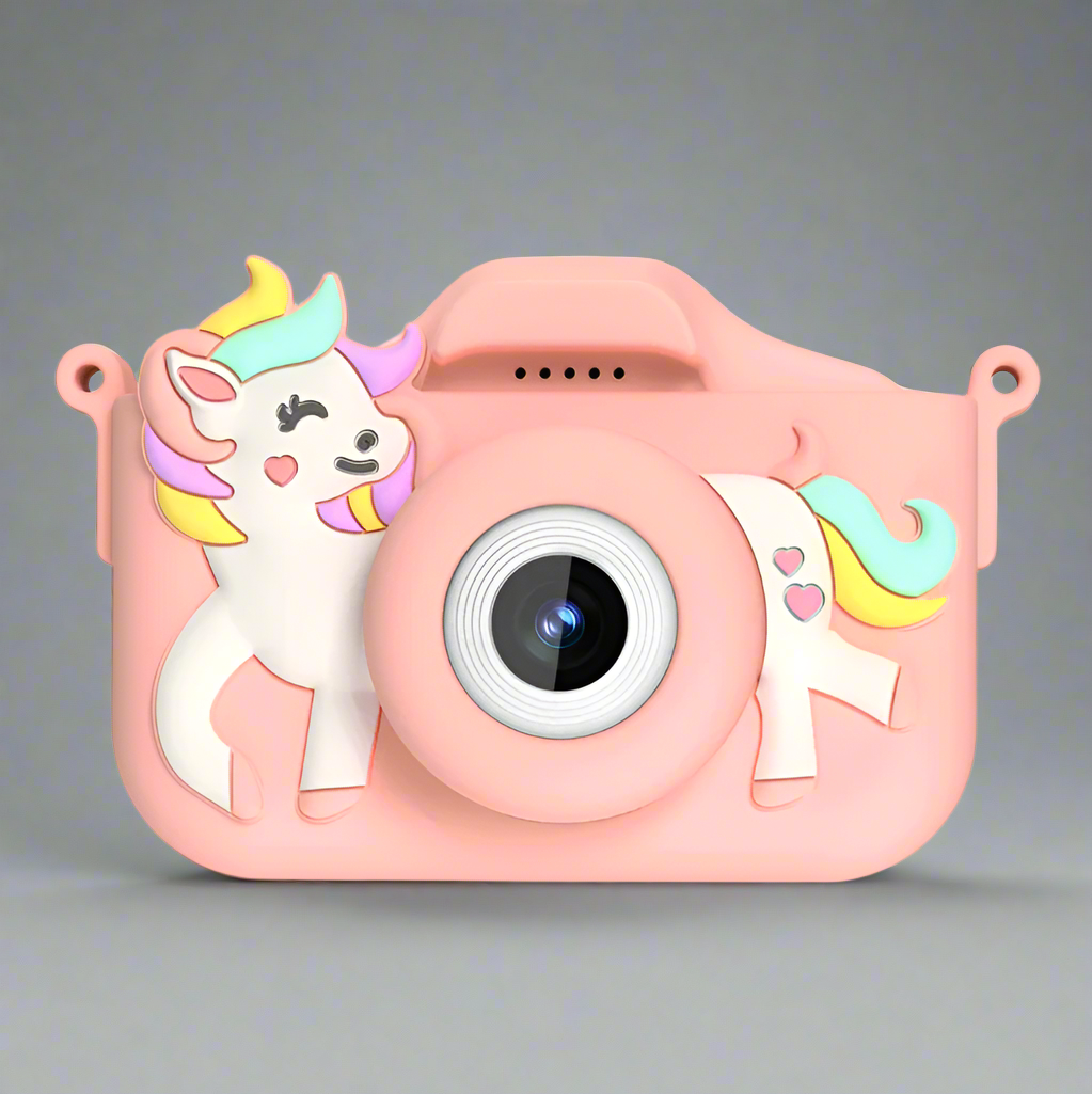 Kids Digital Camera - IPS HD Screen Toy with Dual Back and Selfie Camera, Video, Music, and Games