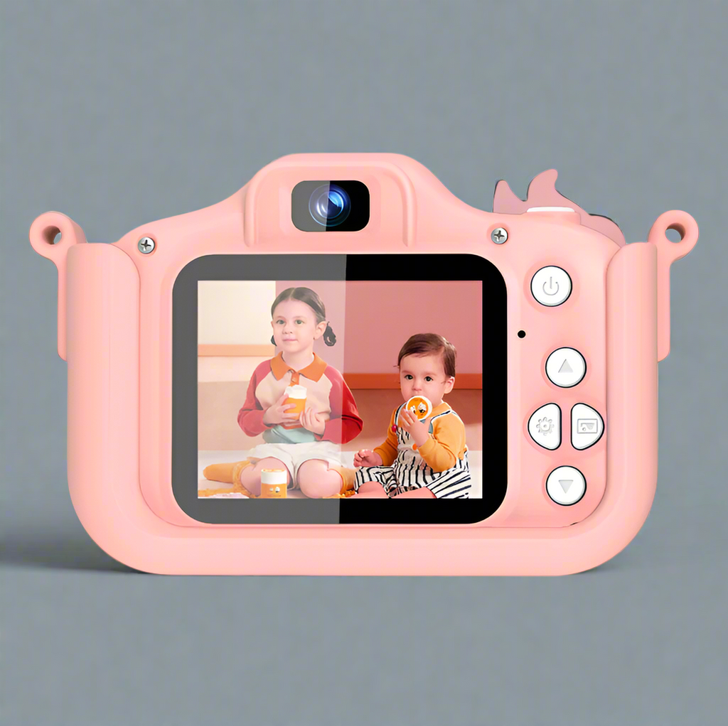 Kids Digital Camera - IPS HD Screen Toy with Dual Back and Selfie Camera, Video, Music, and Games