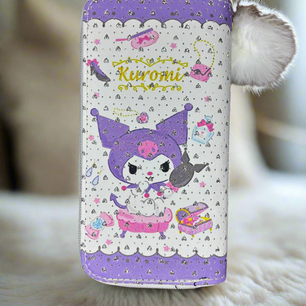 Sanrio Kuromi & my melody inspired wallet bag for girls - Project M Shop