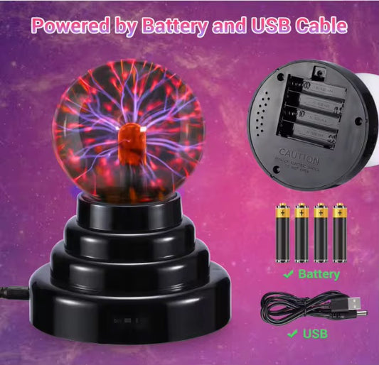Plasma Ball Lamp 3 Inch Novelty Magic Electrostatic Ion Ball LED Light for Table Decoration Gift - Project M Shop