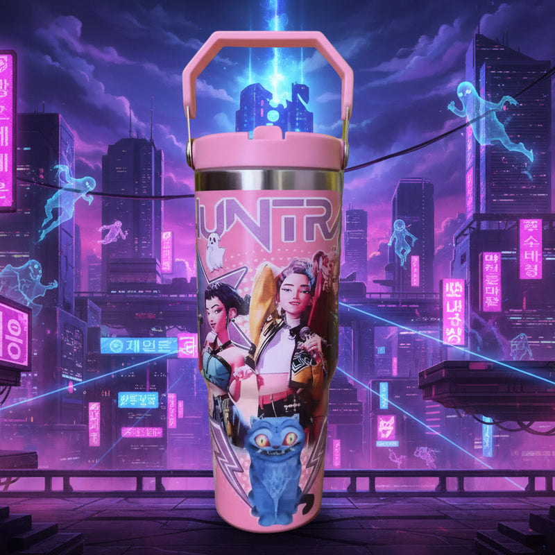 Hunterx K-Pop Tumbler - 900 ML Demon Hunter Cup - Project M Shop