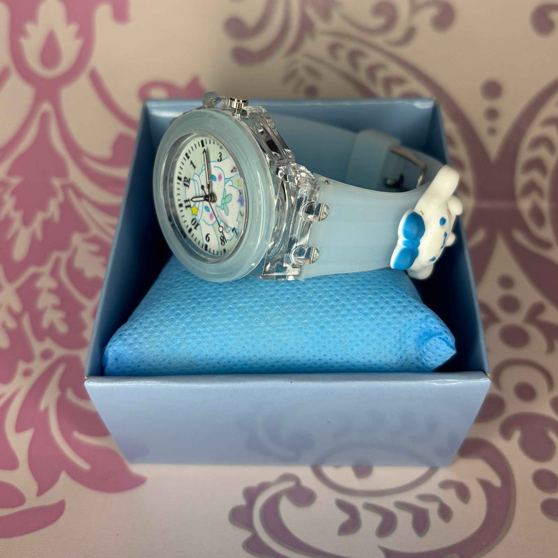 Sanrio Children's Watch - Luminescent Silicone Strap with Gift Box - Project M Shop