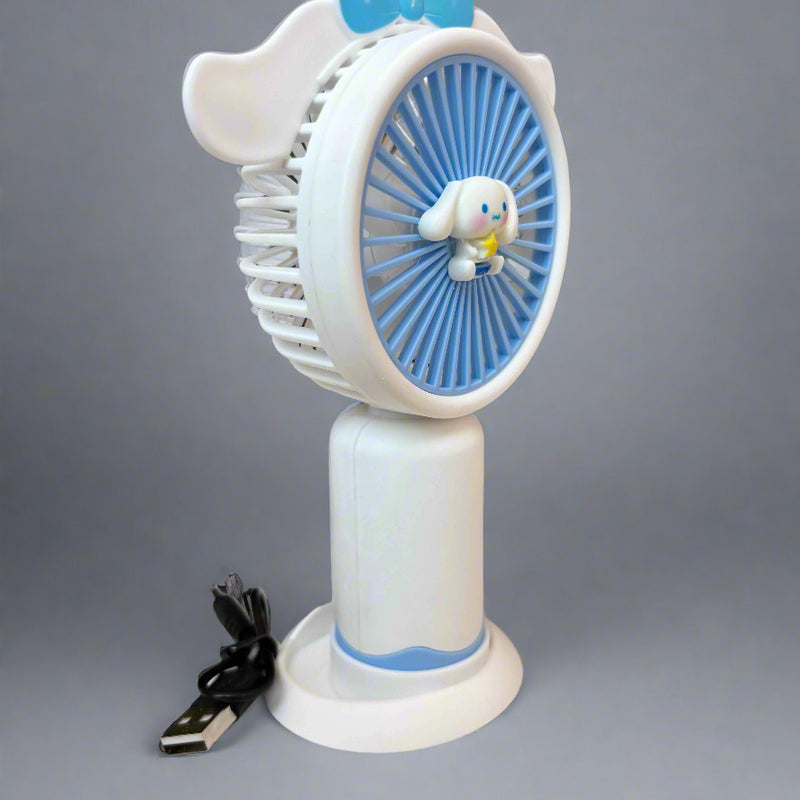 Cinnamoroll Mini Fan - Portable Single Speed Fan in Adorable Cinnamoroll Design - Project M Shop