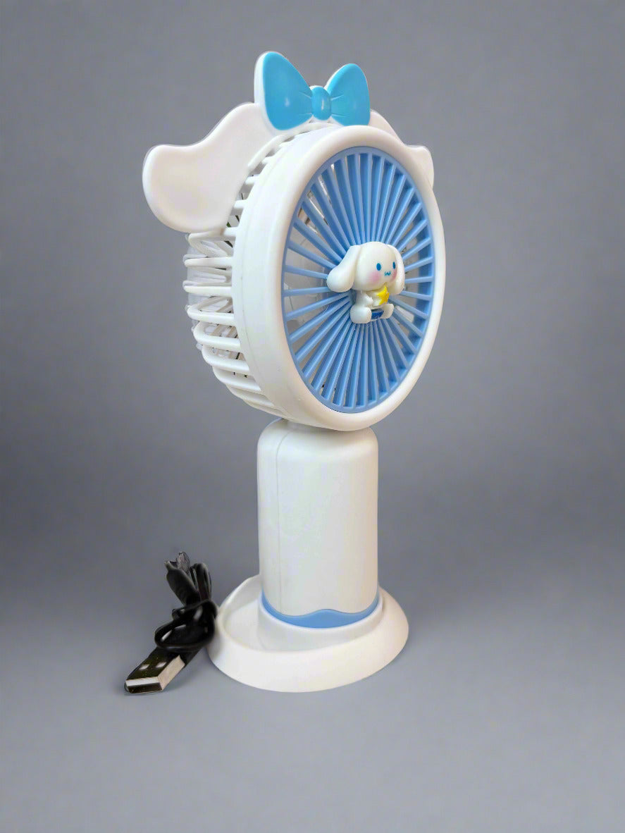 Cinnamoroll Mini Fan - Portable Single Speed Fan in Adorable Cinnamoroll Design - Project M Shop