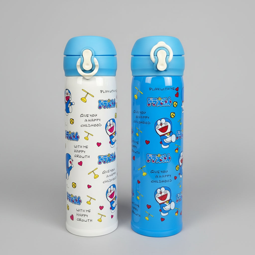 Doraemon Cartoon Character 304 Stainless Steel Vacuum Flask Bottle - 500 ML - Project M Shop