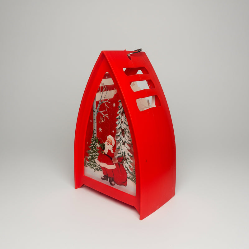 Santa Tringle Shaped Lantern LED Light For Decoration - For Indoor Use - Project M Shop