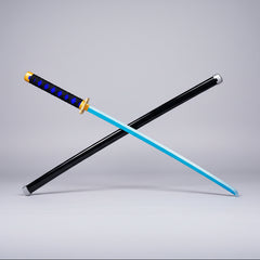 Muichiro Blue Wooden Katana 106 CM Long - Demon Slayer Collectable Wooden katana - Project M Shop