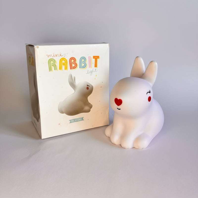 Mini Rabbit Shaped Creative Silicon Plastic Night Light For Kids - Project M Shop