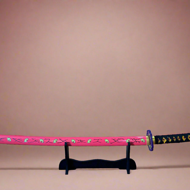 Demon Slayer Katana Replica - Kokushibo LED Samurai Sword Collectible for Fans - Project M Shop