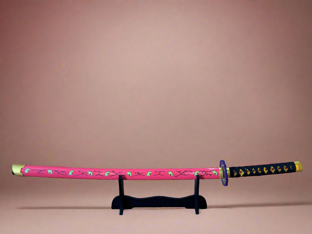 Demon Slayer Katana Replica - Kokushibo LED Samurai Sword Collectible for Fans - Project M Shop