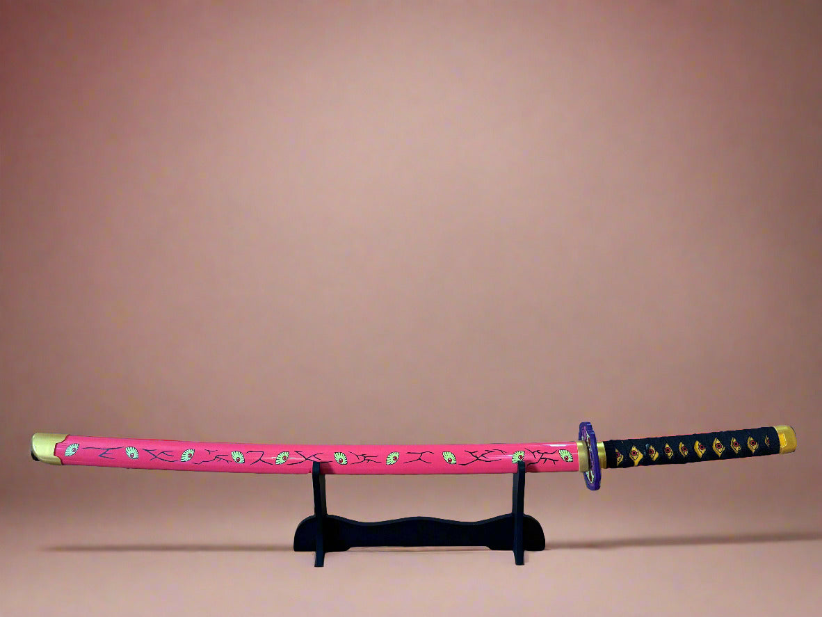 Demon Slayer Katana Replica - Kokushibo LED Samurai Sword Collectible for Fans - Project M Shop