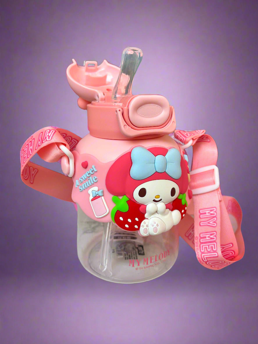 My Melody Water Bottle for Kids – 700ml BPA-Free Design