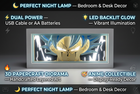 Goku Dragon Ball Z LED Lamp – Paper Craft Anime Night Light - thumbnail 1