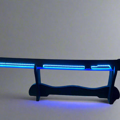 Led Light Glowing Chinese Style Katana Wooden Sword - Blue Color - Project M Shop