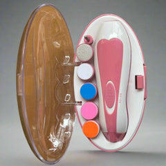 Baby Nail Clipper Set Toddler Nail File Care Tools With Led Light Electrical Baby Nail Trimmer for Newborn Kids - Project M Shop