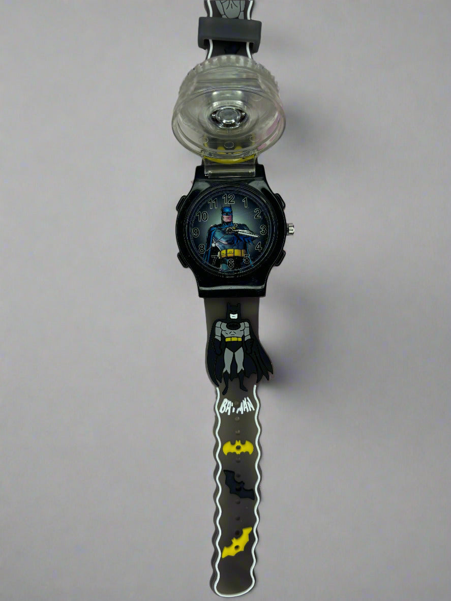 Cartoon style spinning and glowing analog watches for kids - 1 Piece (Random Color) - Project M Shop