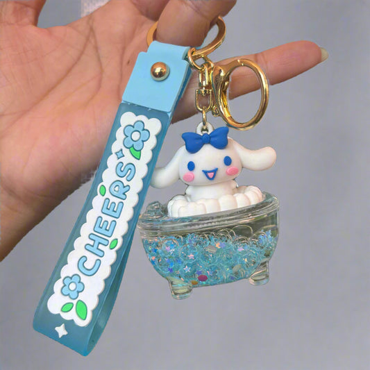 Cinnamoroll Keychain - High Quality Acrylic with Strap - Project M Shop