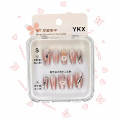 Gemstone & Flower Charms Press-On Nails - Size S - Project M Shop