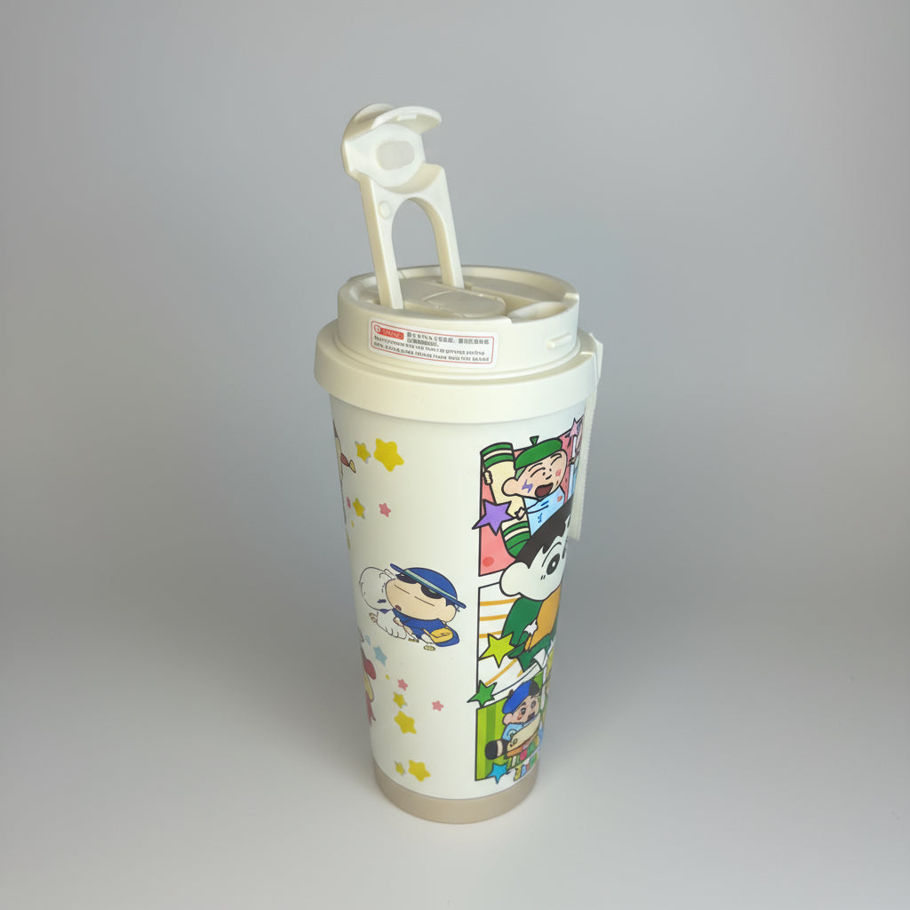 Shin-Chan Comic Book Design Insulated Tumbler - 600ML - Project M Shop