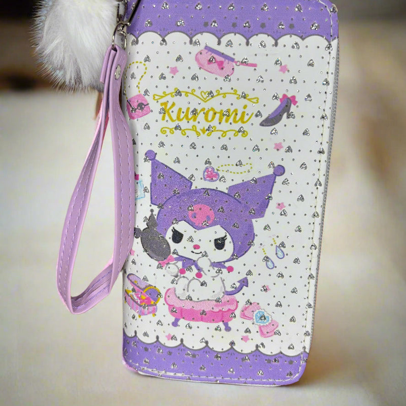 Sanrio Kuromi & my melody inspired wallet bag for girls - Project M Shop
