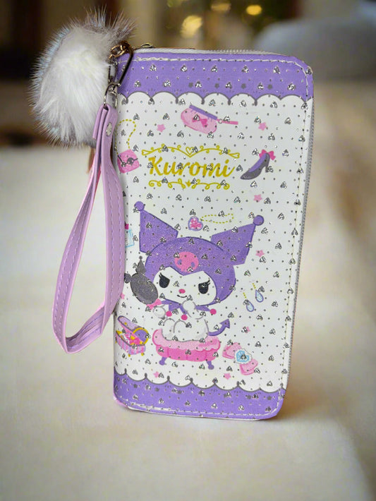 Sanrio Kuromi & my melody inspired wallet bag for girls - Project M Shop