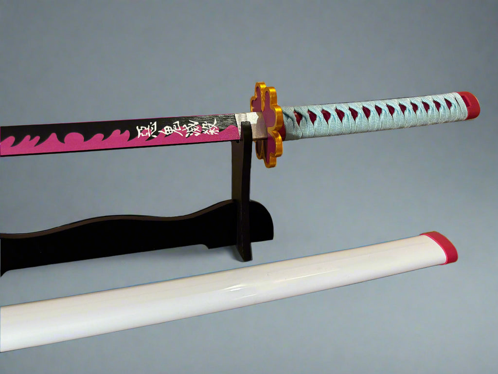 Mitsuri Katana Wooden Sword - Japanese Wooden Sword from Demon Slayer Anime - Project M Shop