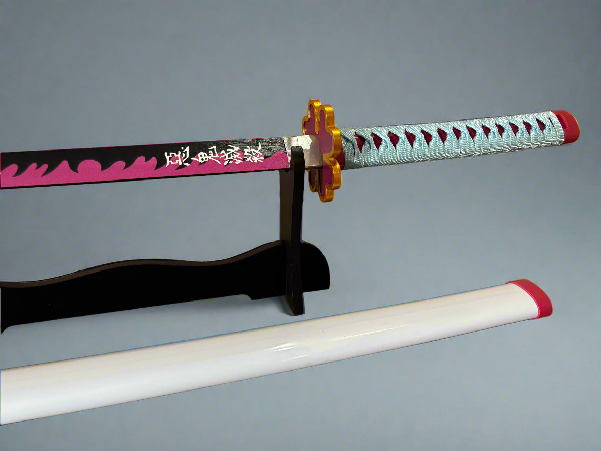 Mitsuri Kanroji Wooden Katana – Demon Slayer Love Hashira Blade