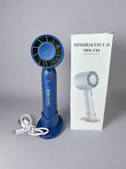 Handheld Portable Fan – 3-Speed Rechargeable Mini Fan