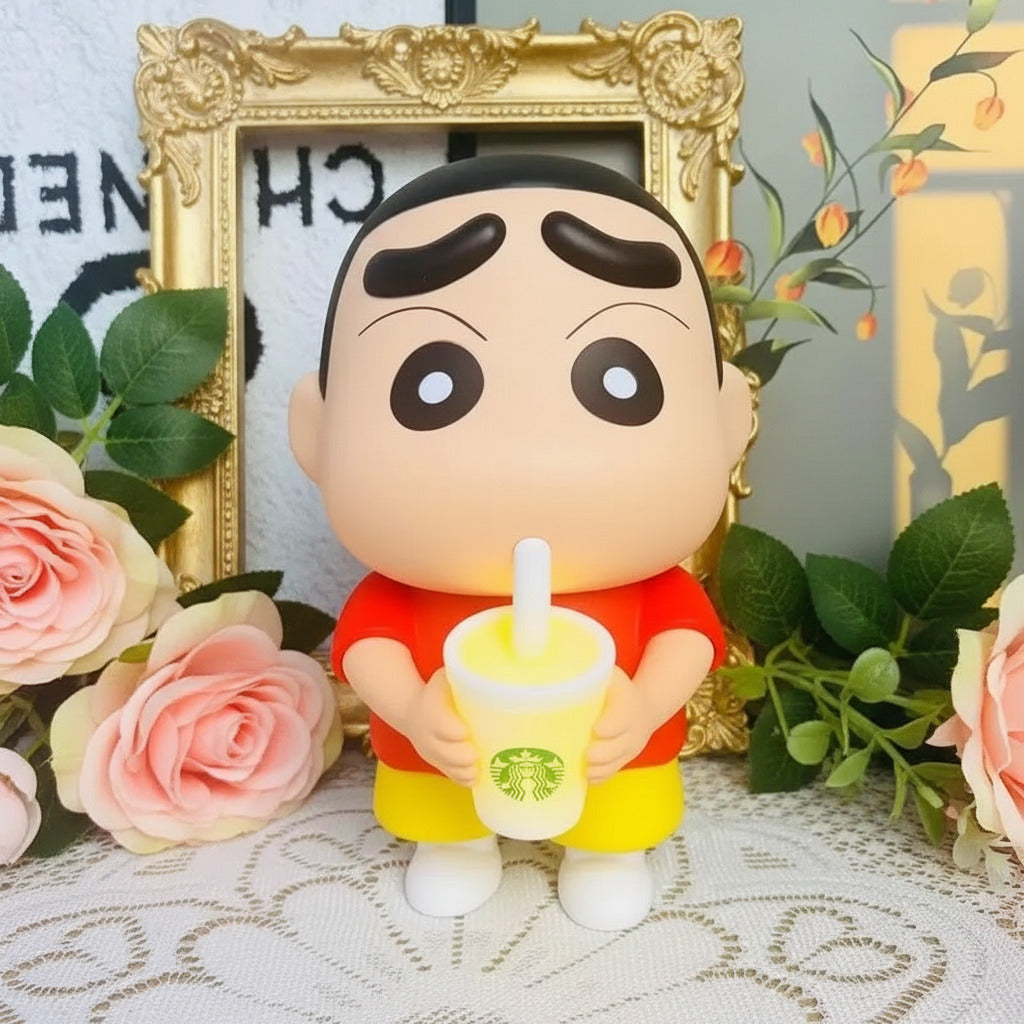 Shinchan Figure With LED Night Light Lamp