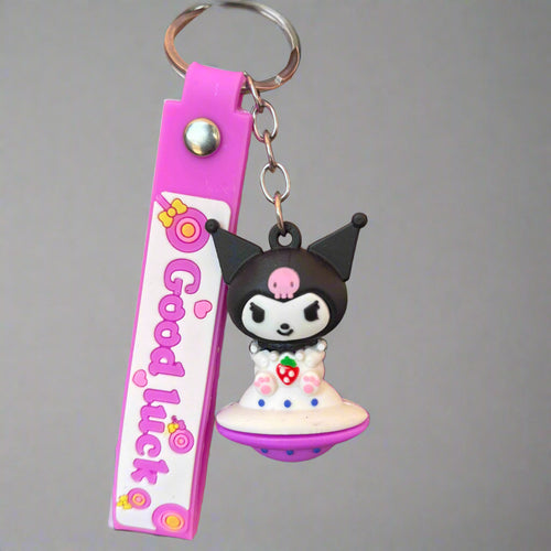 Kuromi PVC Keychain – Dark & Adorable Sanrio Charm