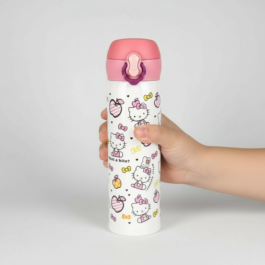 Hello Kitty Cartoon Character 304 Stainless Steel Vacuum Flask Bottle - 500 ML - Project M Shop