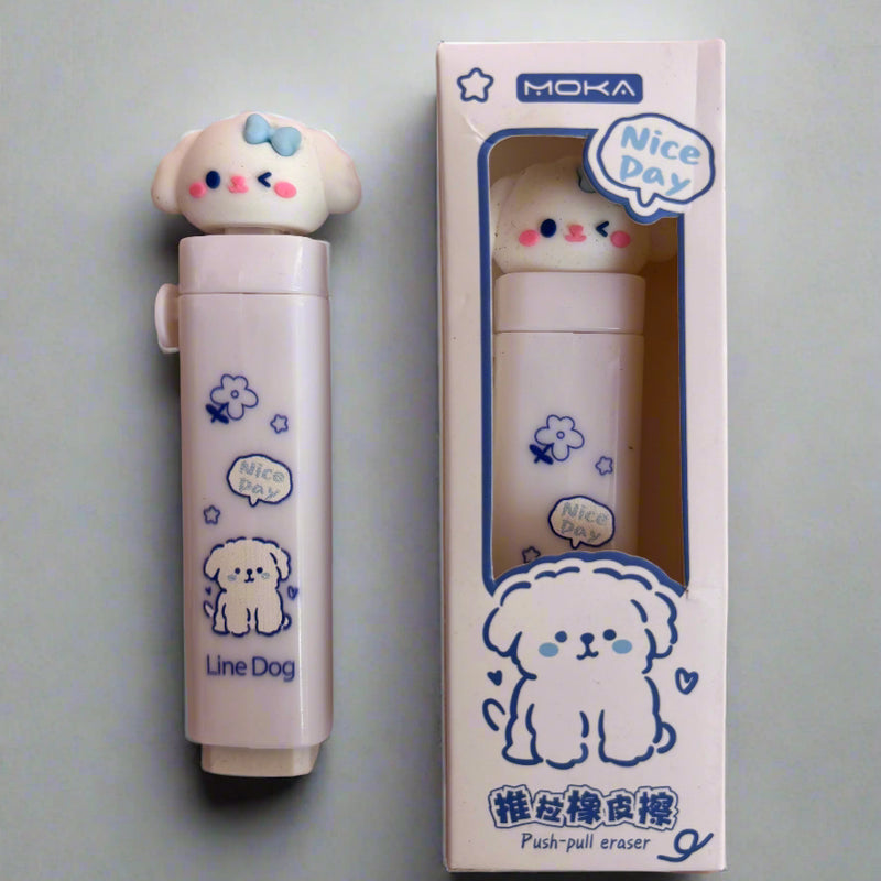 Cinnamaroll inspired push-pull eraser - combo of 2 - Project M Shop