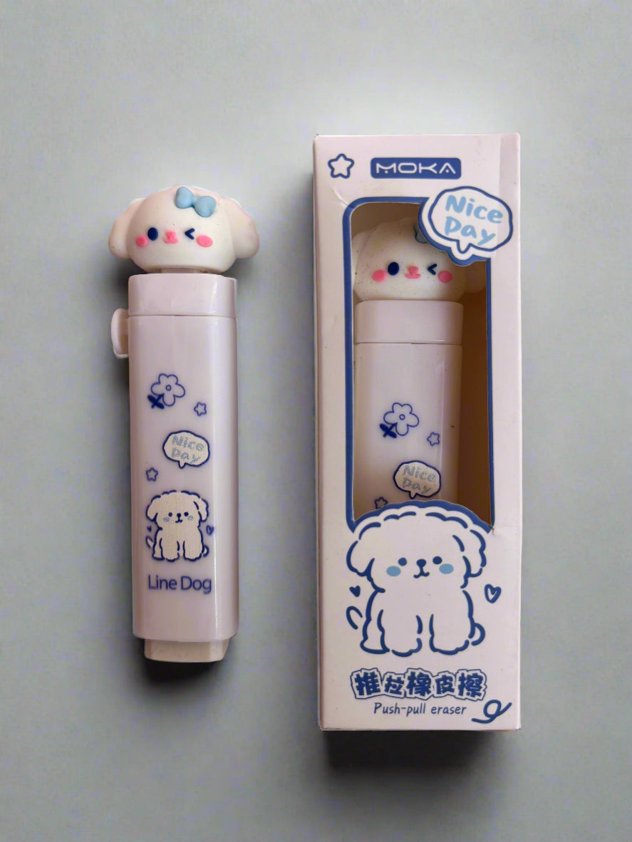 Cinnamaroll inspired push-pull eraser - combo of 2 - Project M Shop