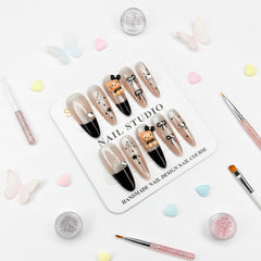 Kitty In Stars Charms Beautiful Press-On Nails - Size S - Project M Shop