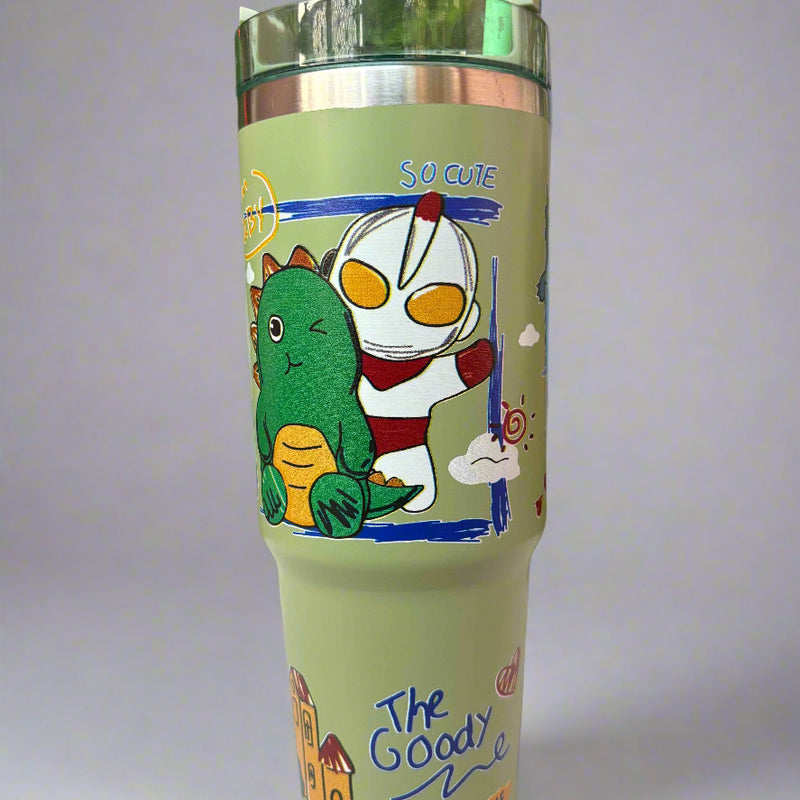 Animal Printed Tumbler - 900 ML Stainless Steel Design - Project M Shop