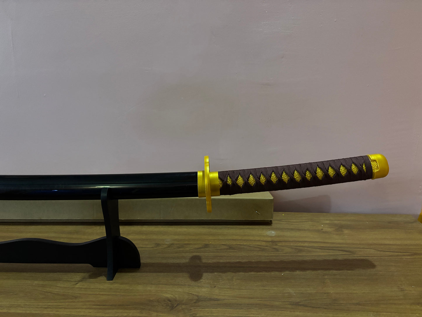Glowing Katana Sword - Kaigaku LED Anime Cosplay Wooden Sword Inspired by Demon Slayer - Project M