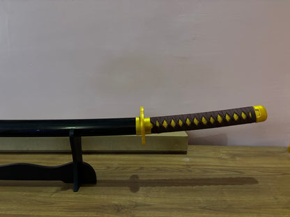 Glowing Katana Sword - Kaigaku LED Anime Cosplay Wooden Sword Inspired by Demon Slayer - Project M
