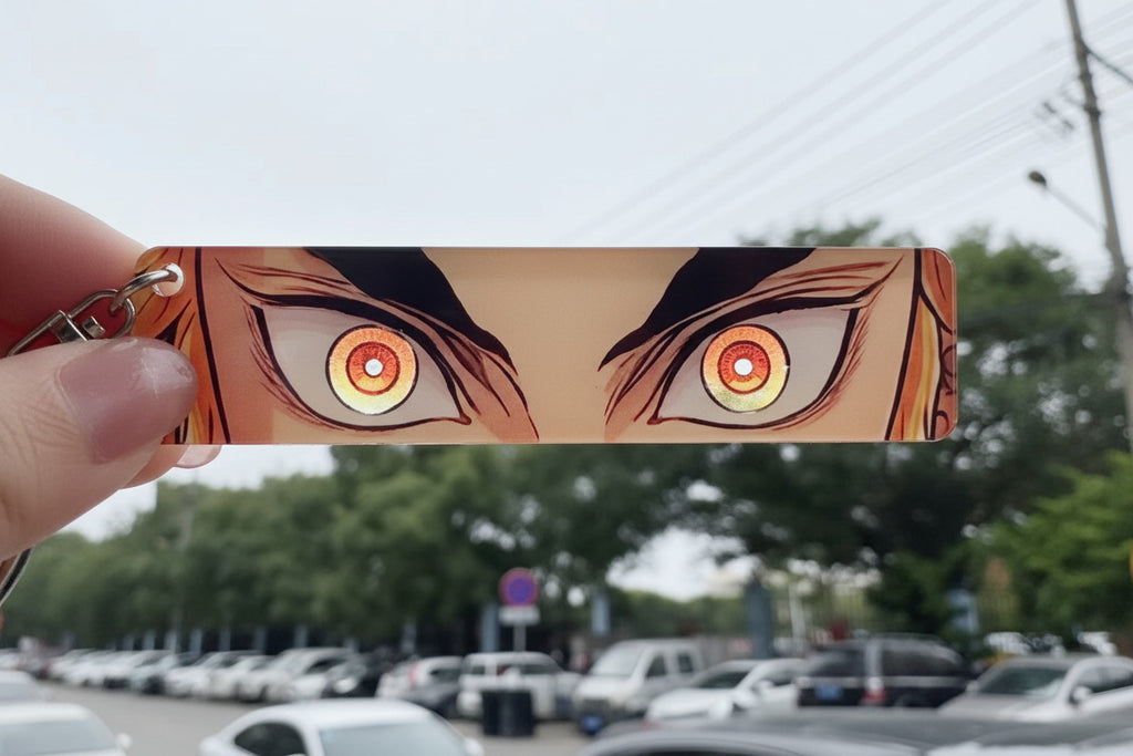 Set of 3 Anime Demon Slayer Keychain Set - Random Designs Double Sided Acrylic 8 CM - Project M Shop