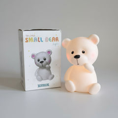 Cute Bear Shaped Creative Silicon Plastic Night Light For Kids - Project M Shop