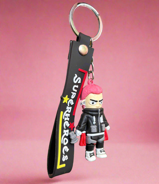 Marvel Keychain with Strap - PVC Rubber Keychain for Collectors - Project M Shop