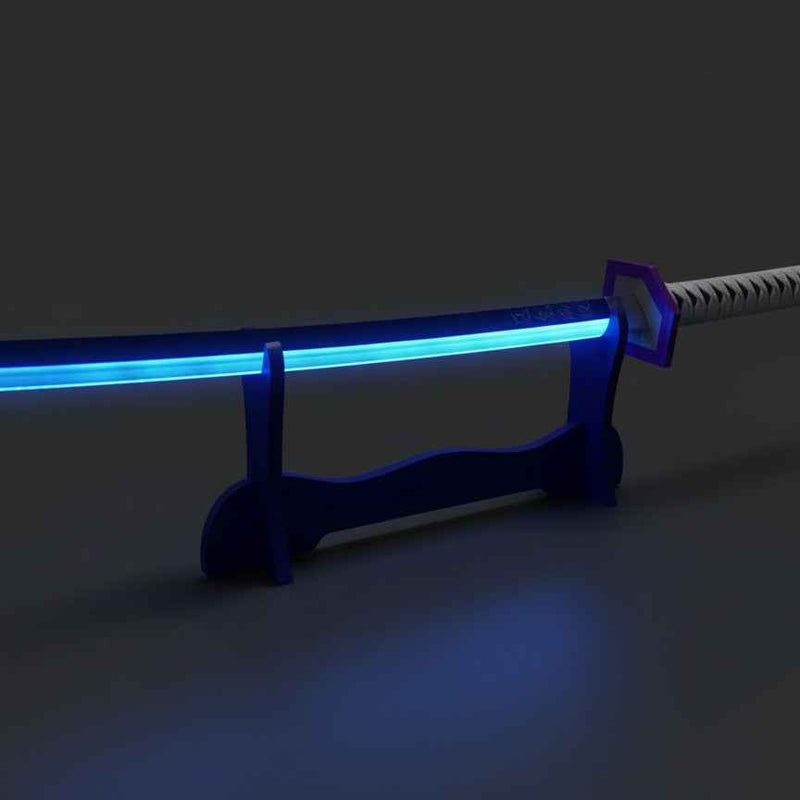 Tomioka Giyuu Blue LED Katana – Blue Demon Slayer-Inspired Glowing Sword