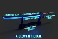 Tomioka Giyuu Blue LED Katana – Demon Slayer Water Hashira Blade