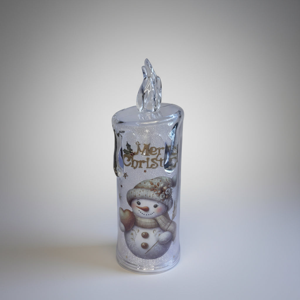 Set Of 4 - Christmas Candle Light For Indoor Christmas Decoration - Project M Shop