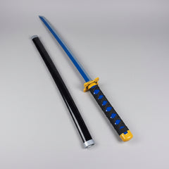 Muichiro Blue Wooden Katana 106 CM Long - Demon Slayer Collectable Wooden katana - Project M Shop