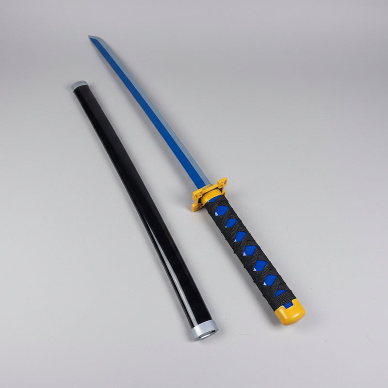 Muichiro Blue Wooden Katana 106 CM Long - Demon Slayer Collectable Wooden katana - Project M Shop